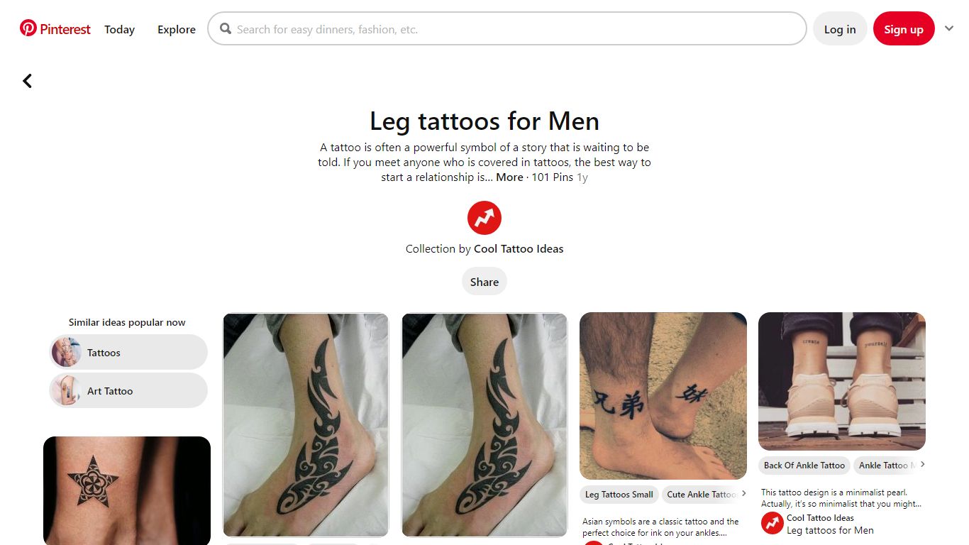 100 Best Leg tattoos for Men ideas - Pinterest